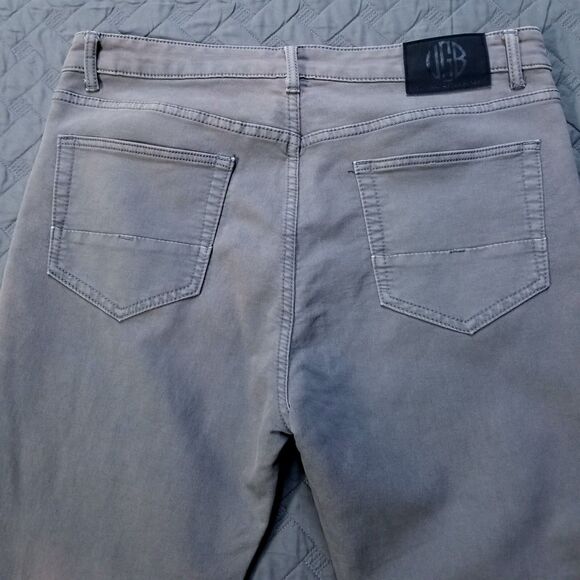 Vintage Genes Black Jeans Mens 36x32 Purple Slim Fit Dark Wash American Denim - Picture 10 of 12